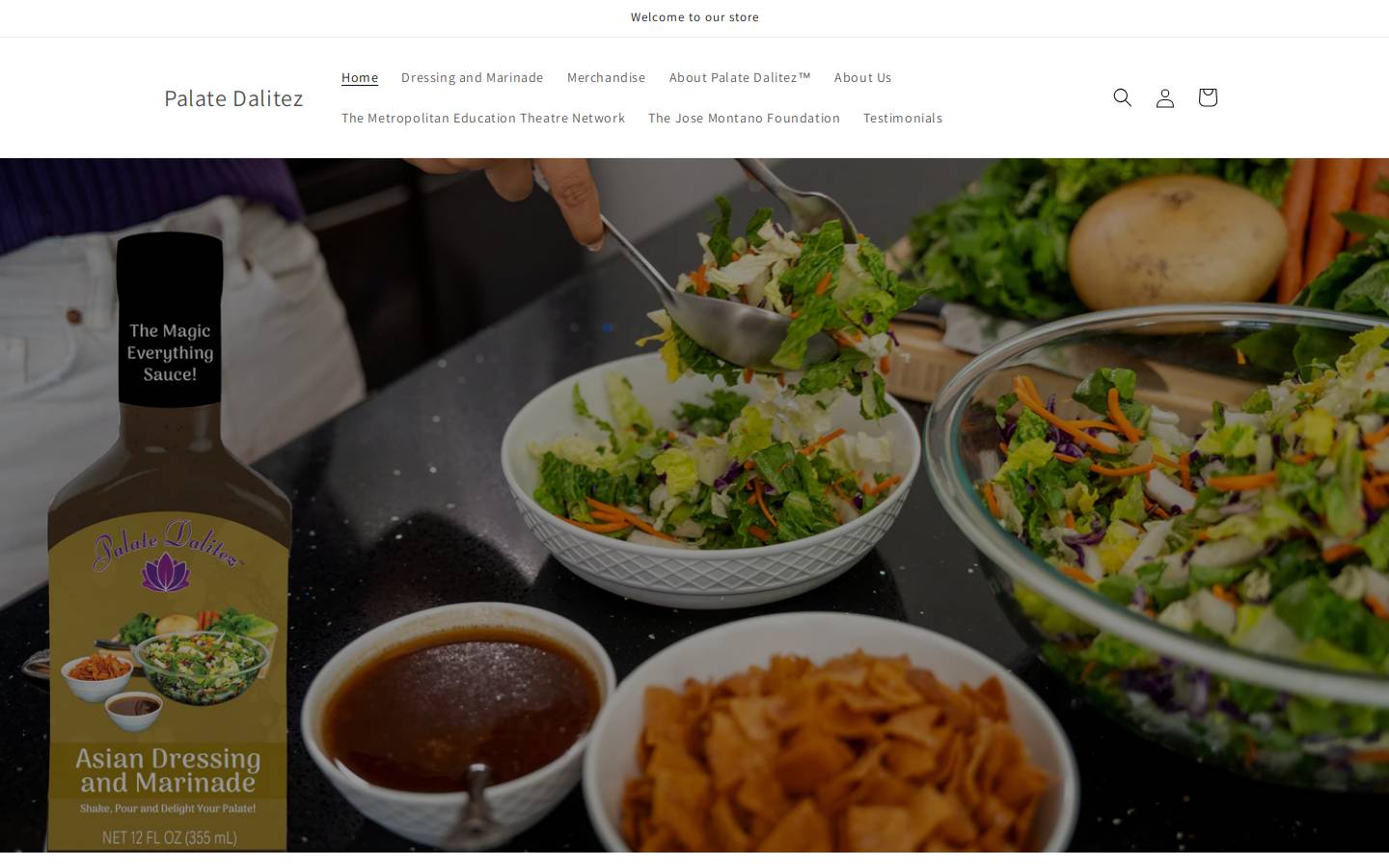 palatedalitez.com homepage screenshot
