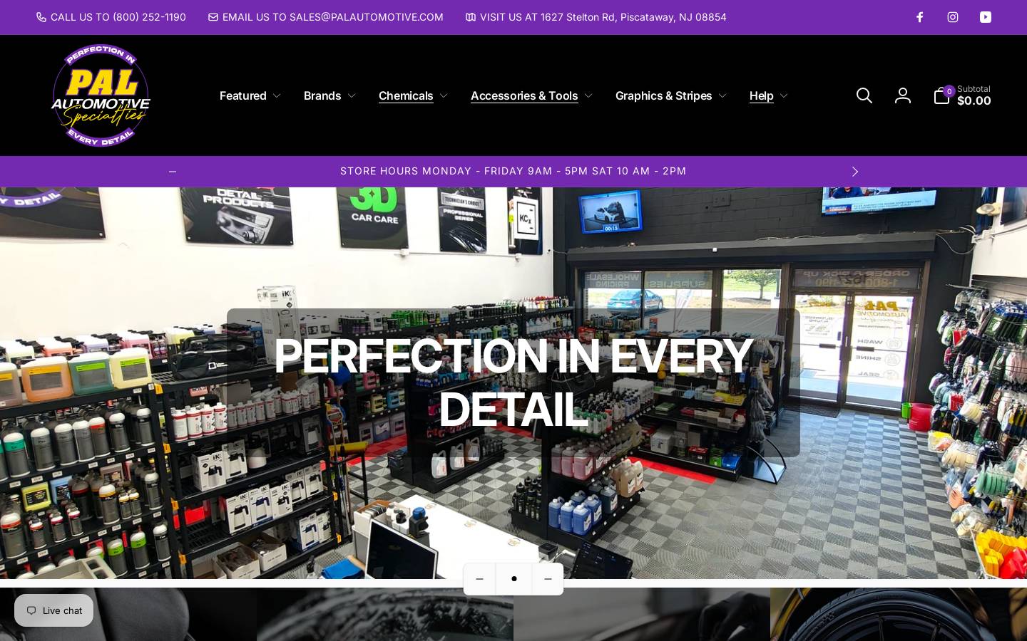 palautomotive.com homepage screenshot