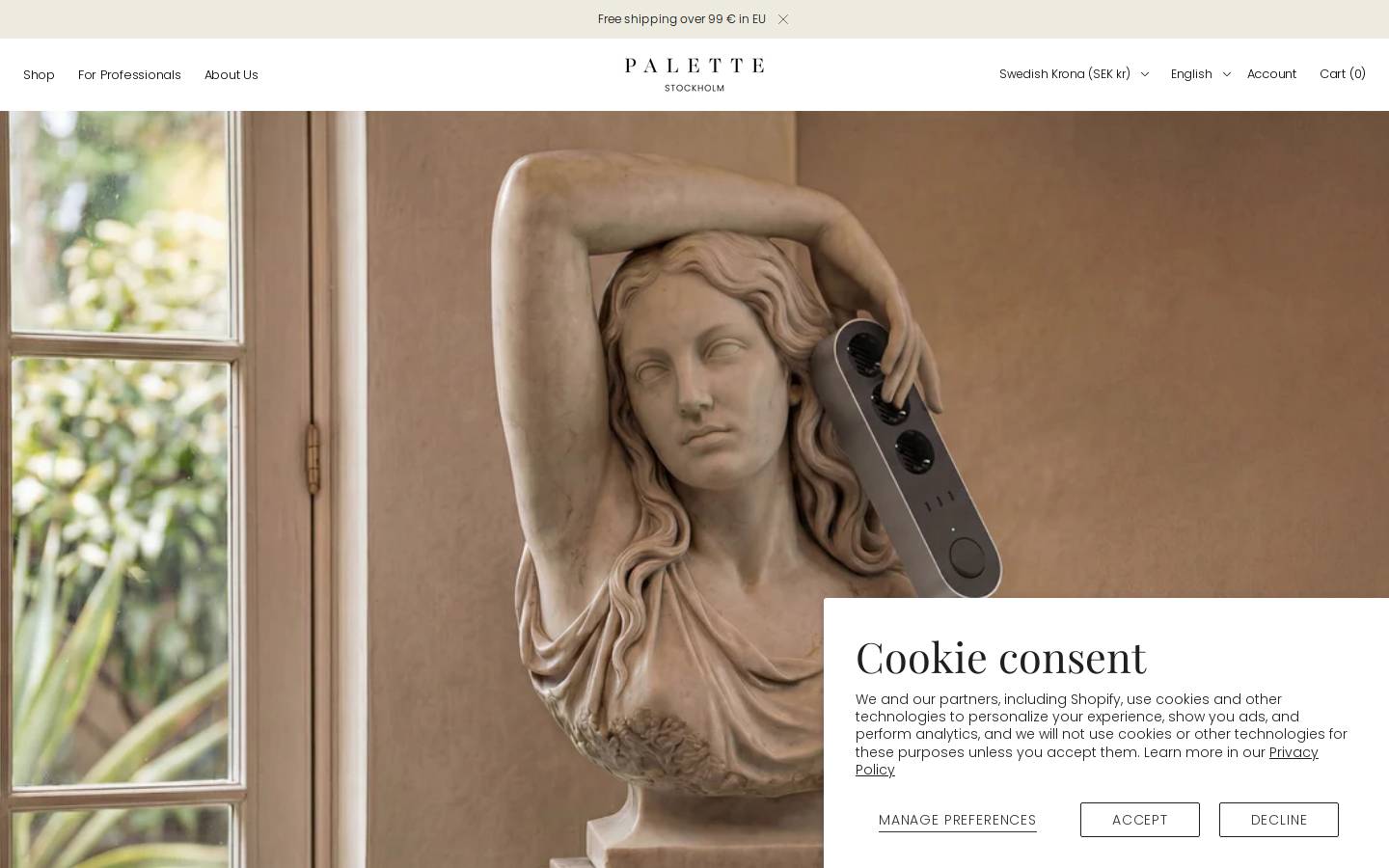 palett3.com homepage screenshot