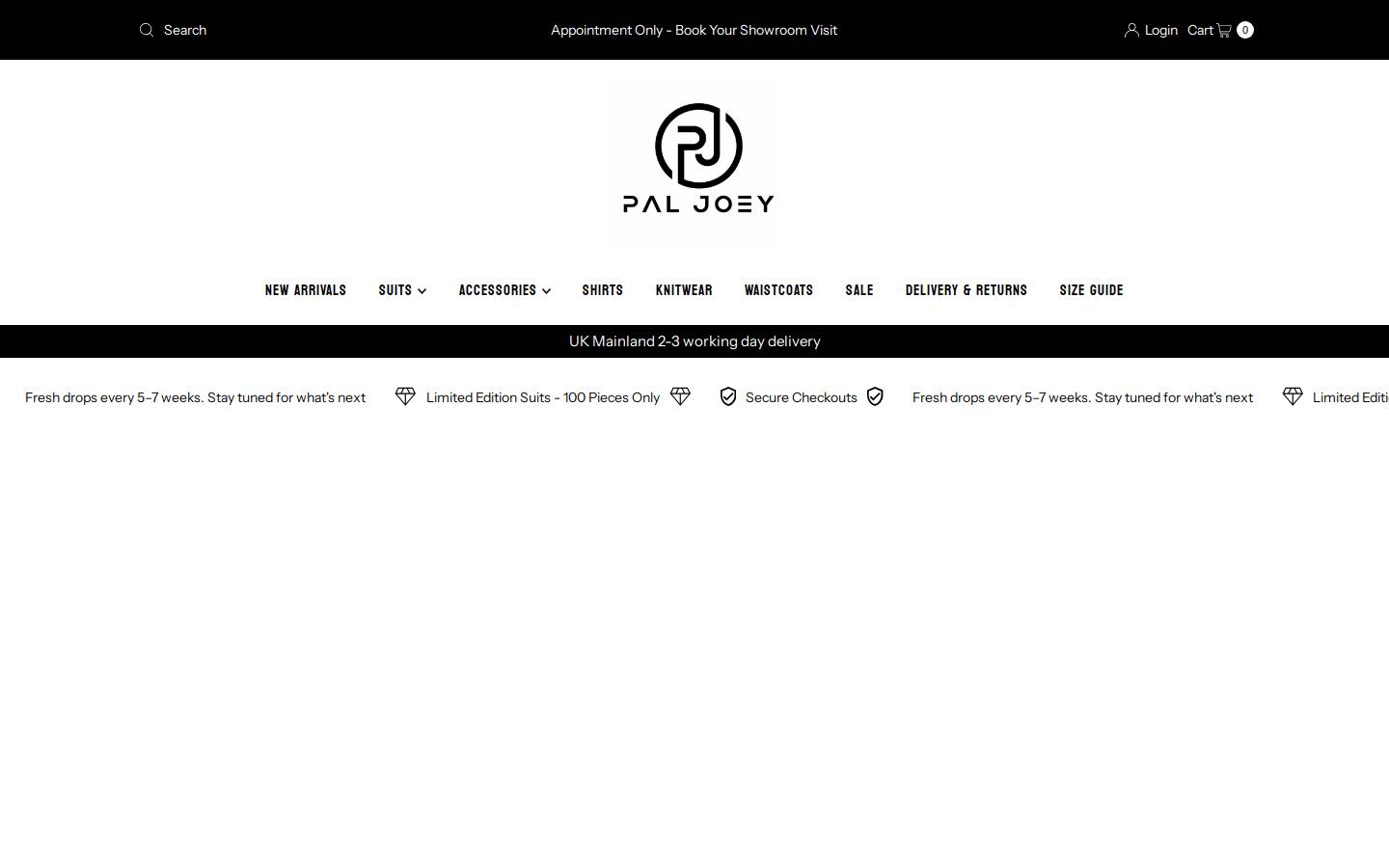 Pal Joey homepage screenshot