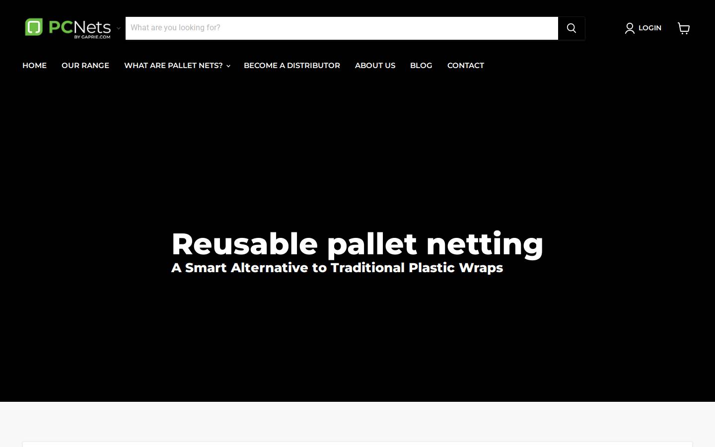 palletnets.com homepage screenshot