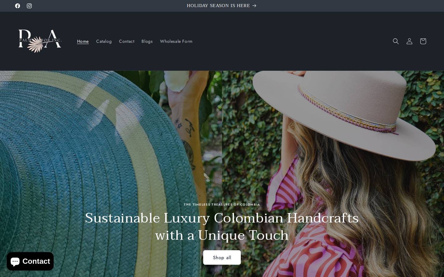palmaamor.com homepage screenshot