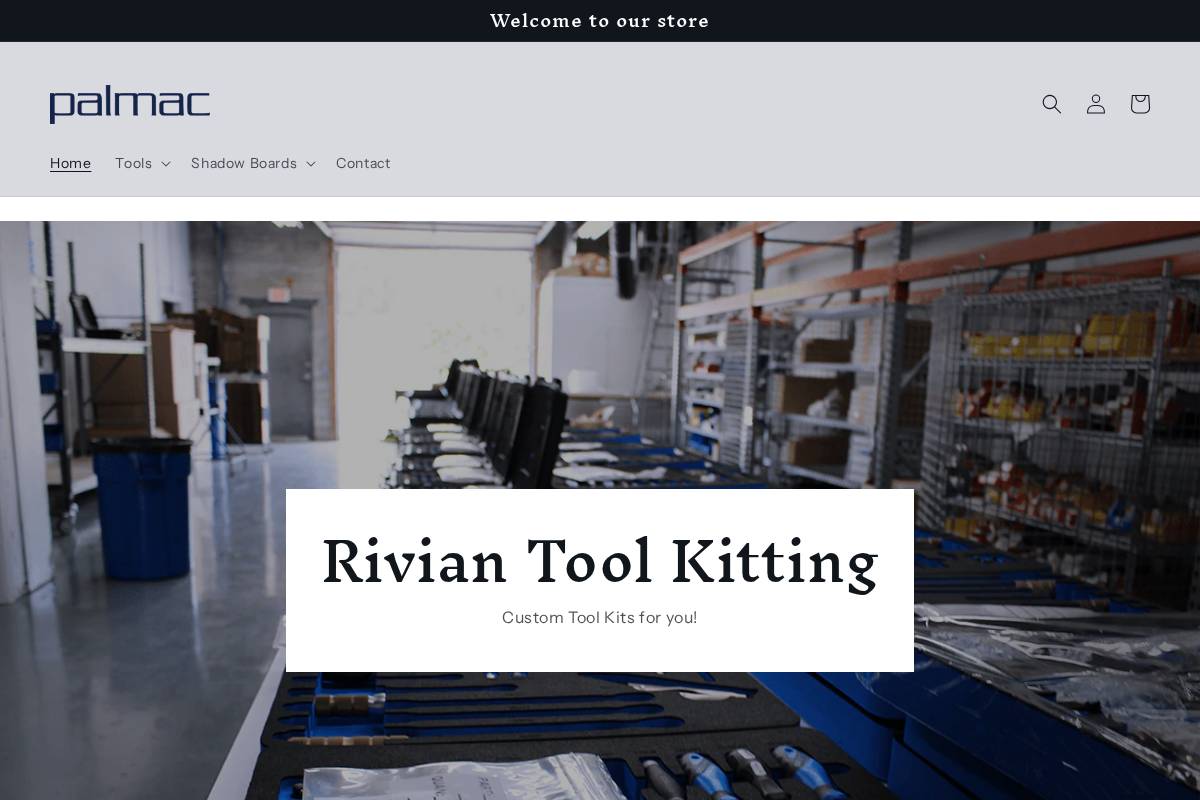 palmacrivkitting.com homepage screenshot