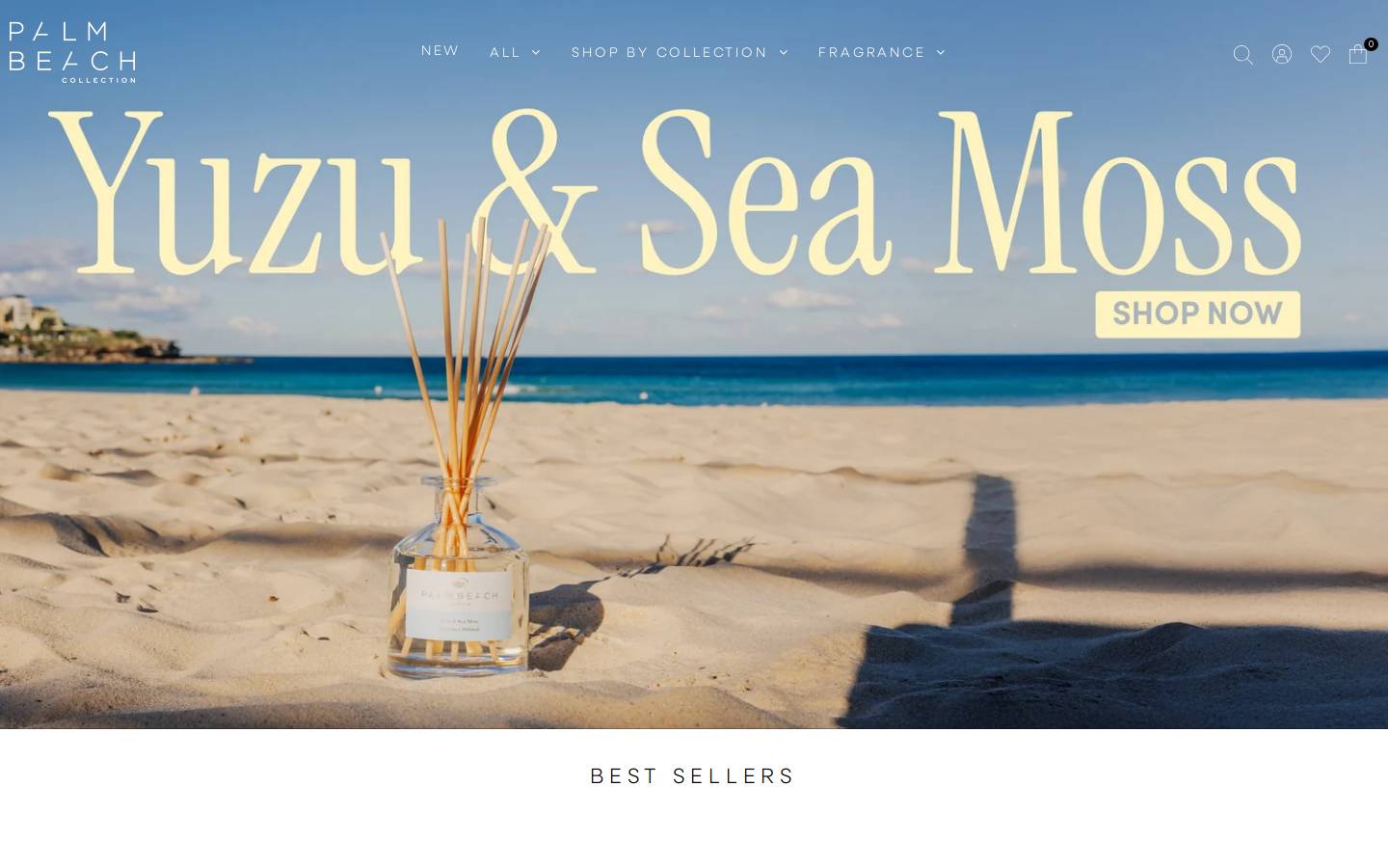 palmbeachcollection.com.au homepage screenshot