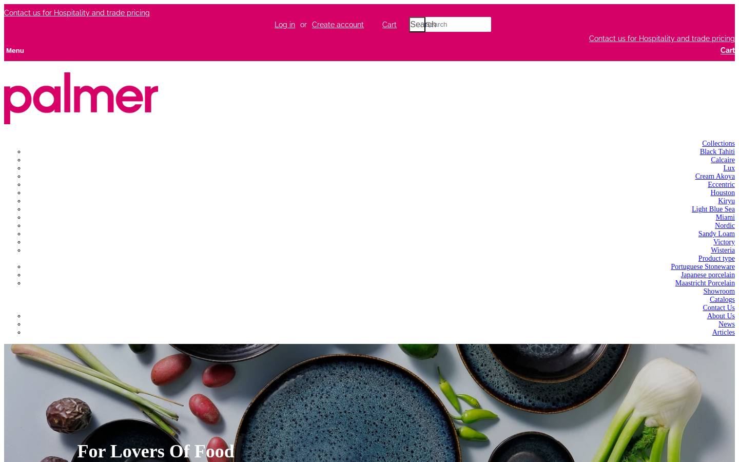 palmerhospitality.com homepage screenshot