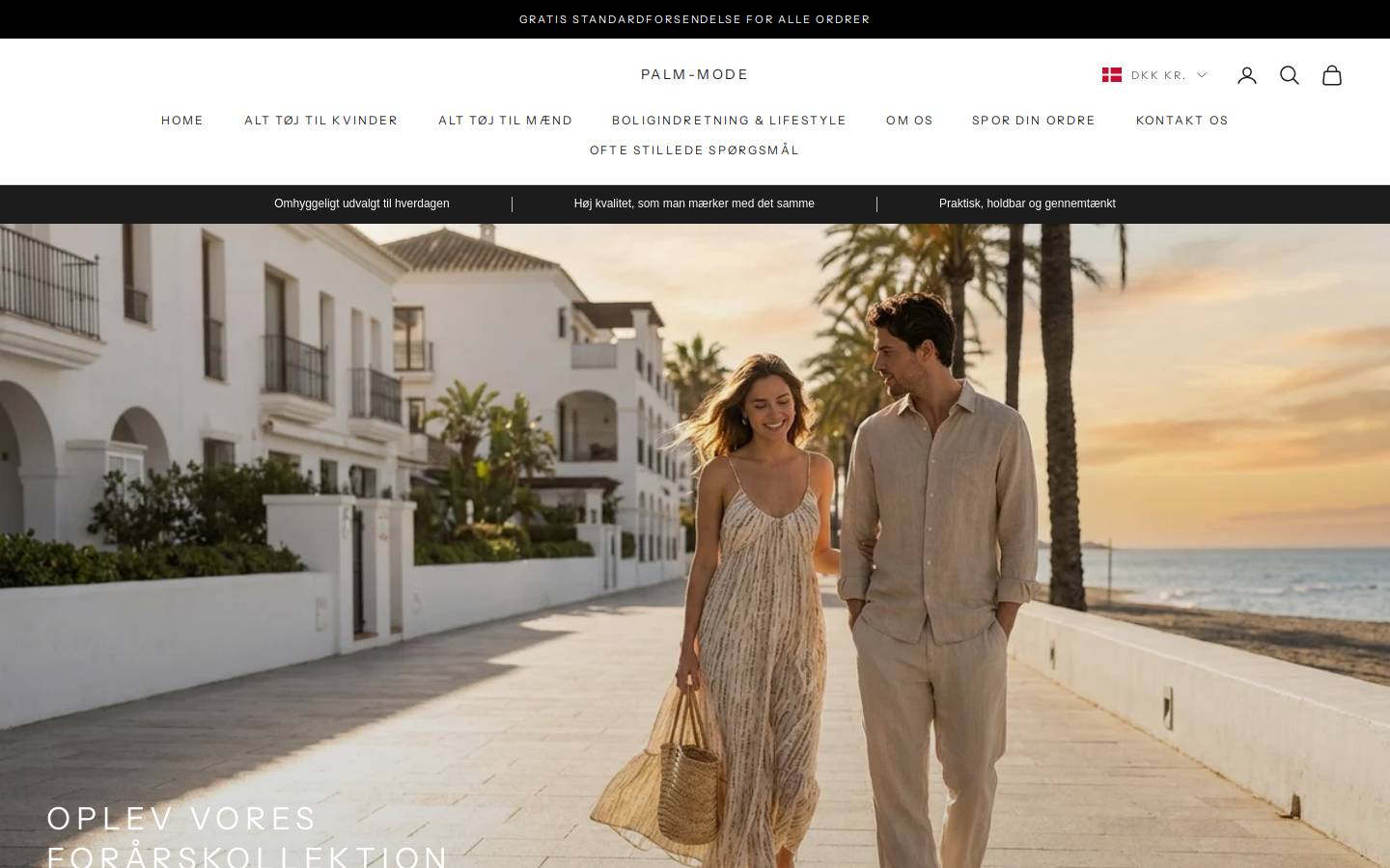Palmmode homepage screenshot