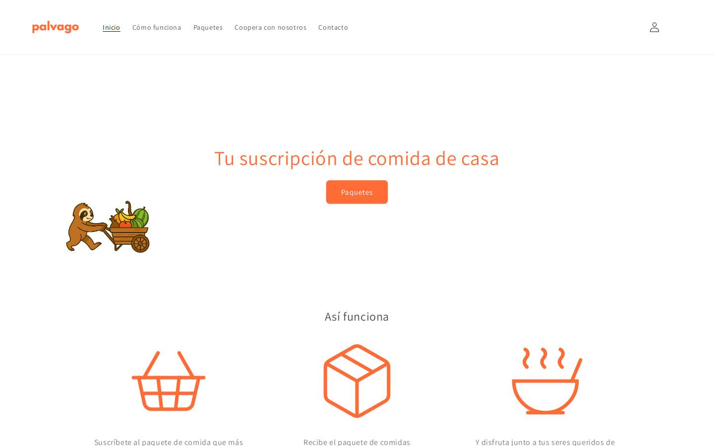 palvago.com homepage screenshot