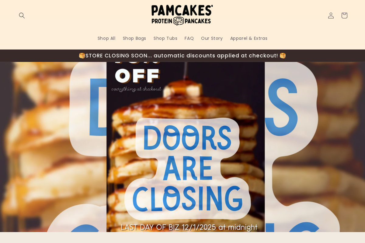 pamcakespancakes.com homepage screenshot