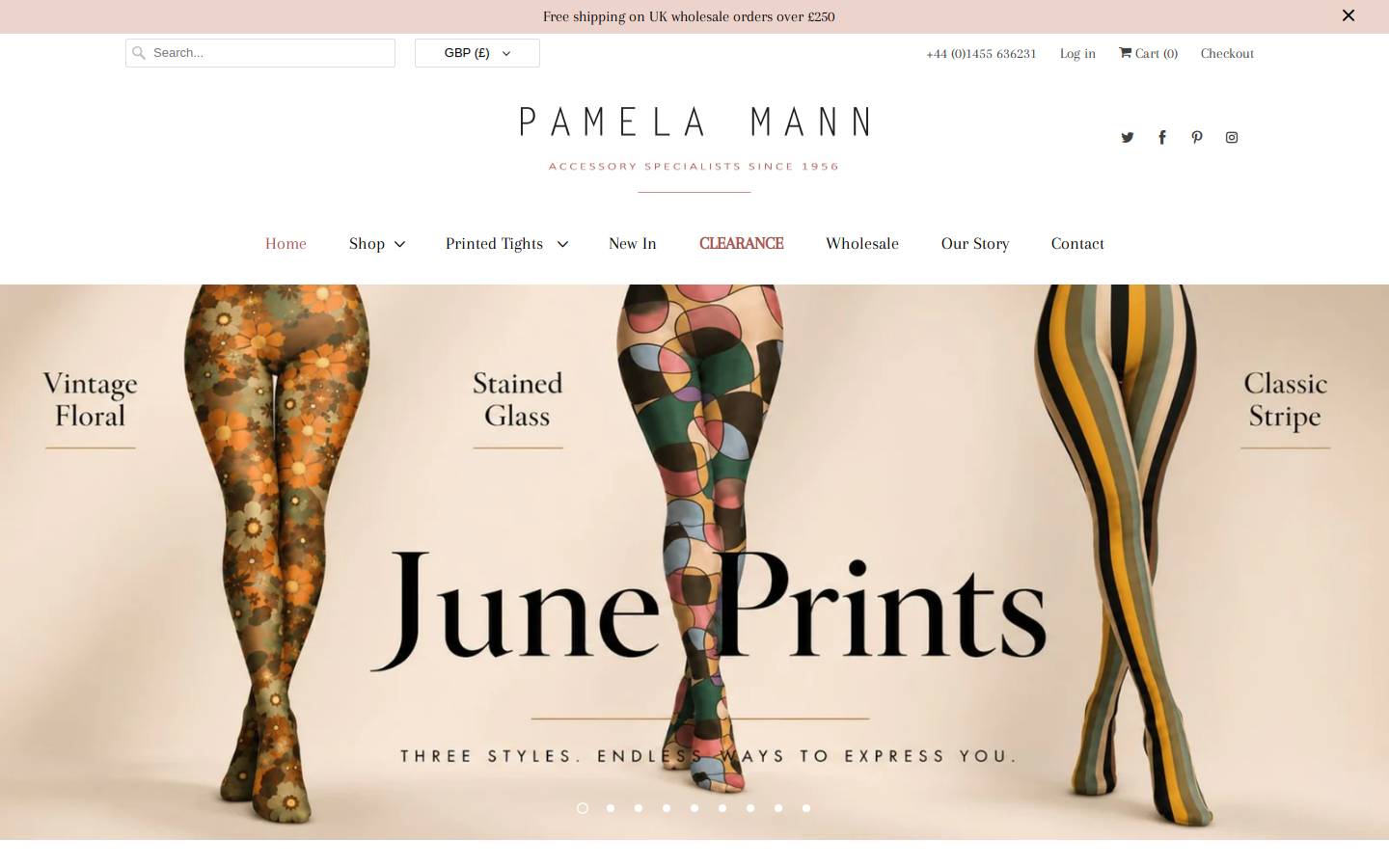 Pamelamann homepage screenshot