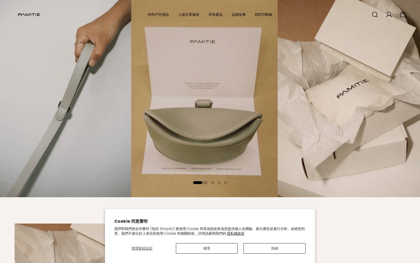 pamitie.com homepage screenshot