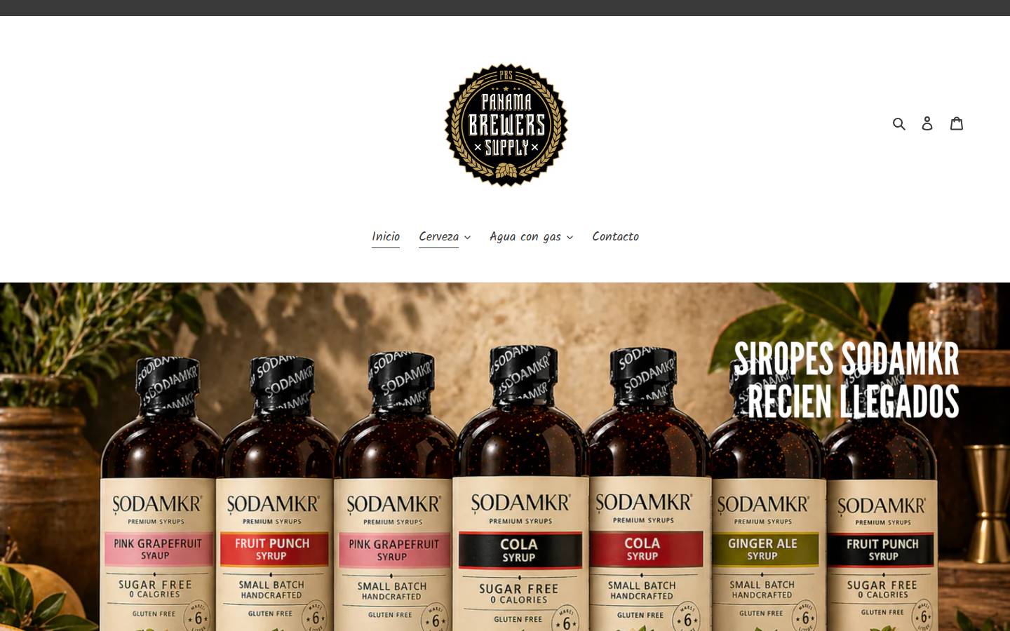 panamabrewers.com homepage screenshot