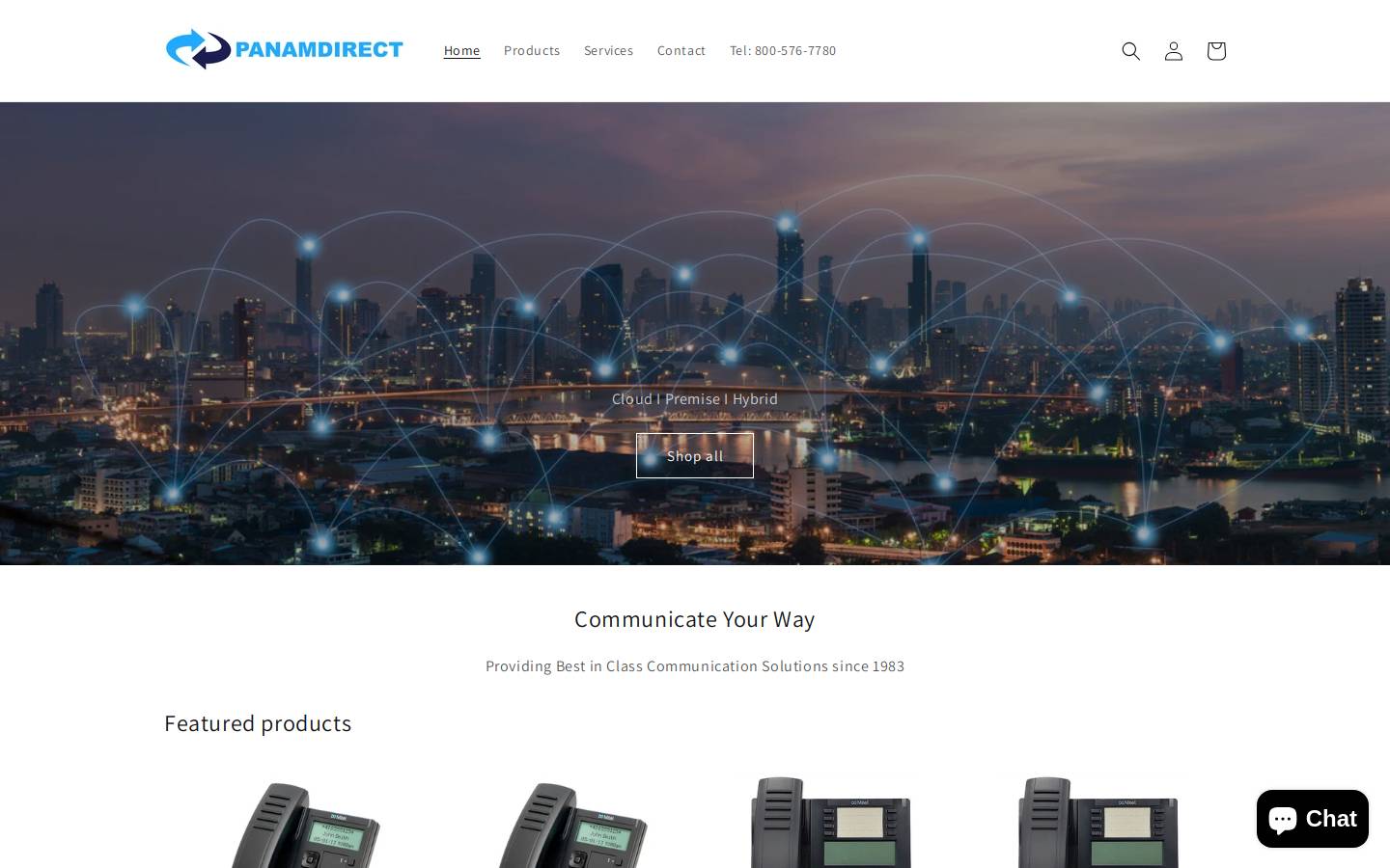 panamdirect.com homepage screenshot