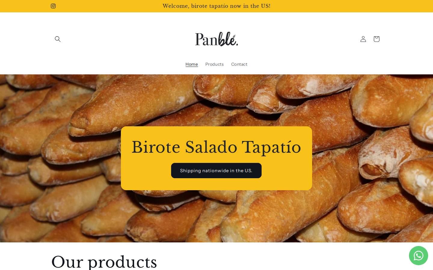 panble.com homepage screenshot