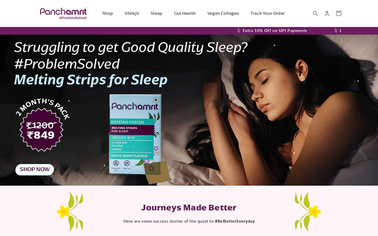 panchamrit.co.in homepage screenshot