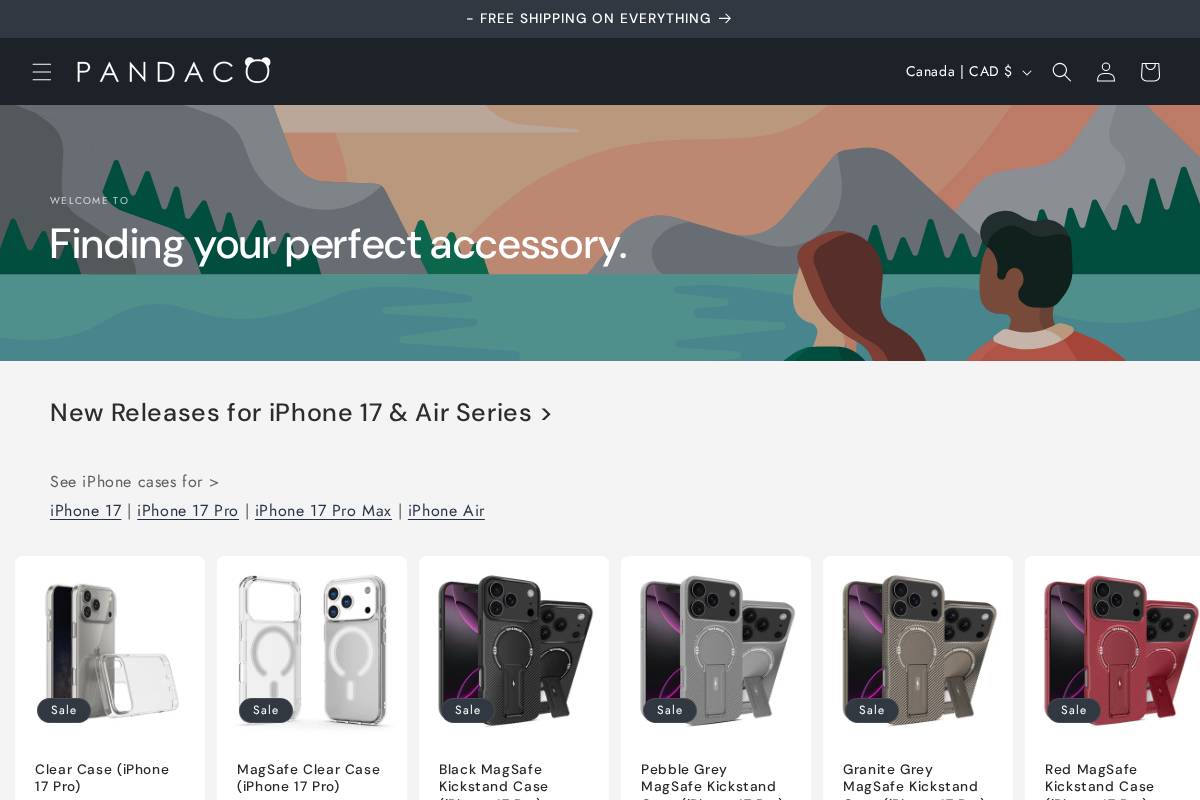 pandaco.ca homepage screenshot