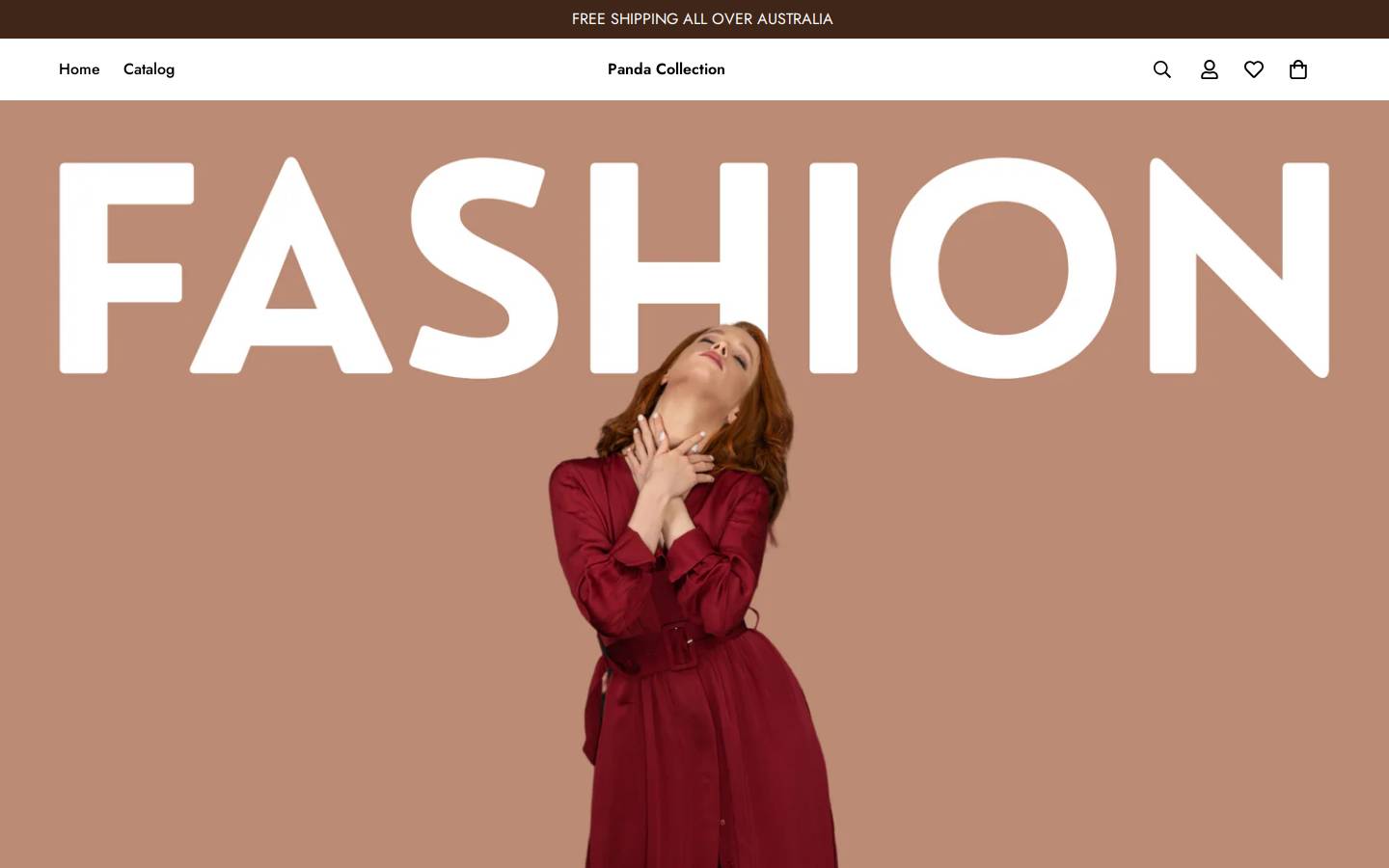 pandacollection.shop homepage screenshot