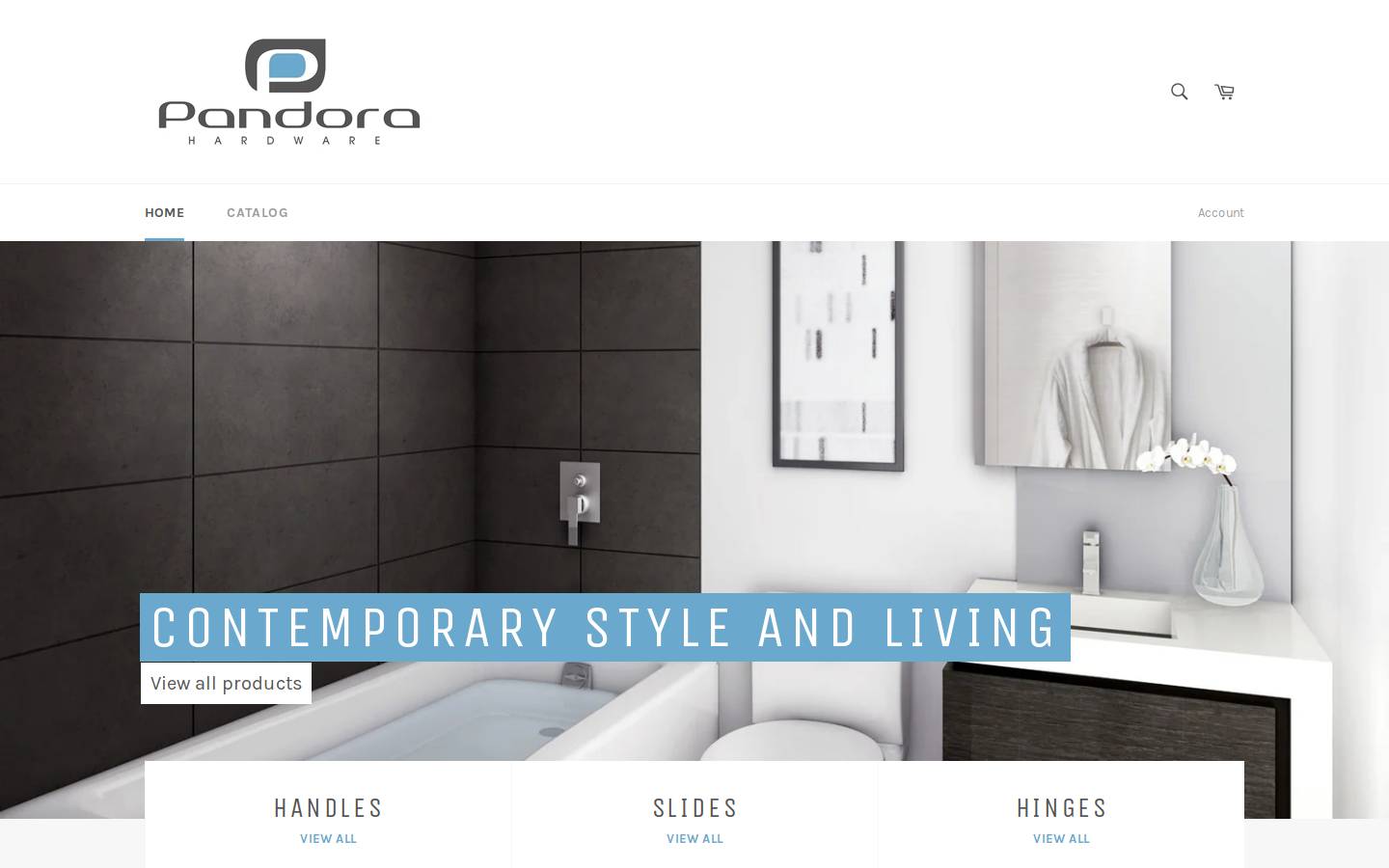 Pandora homepage screenshot