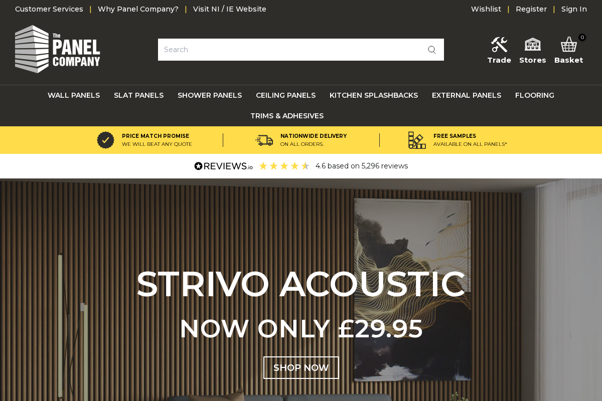 Panelcompany homepage screenshot