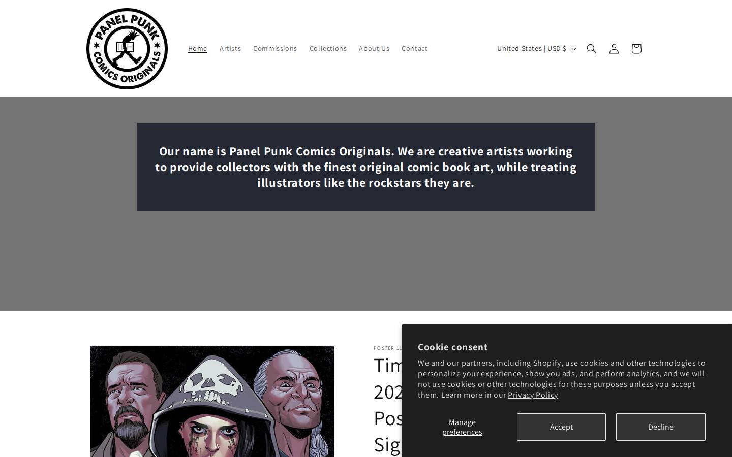 panelpunk.co homepage screenshot