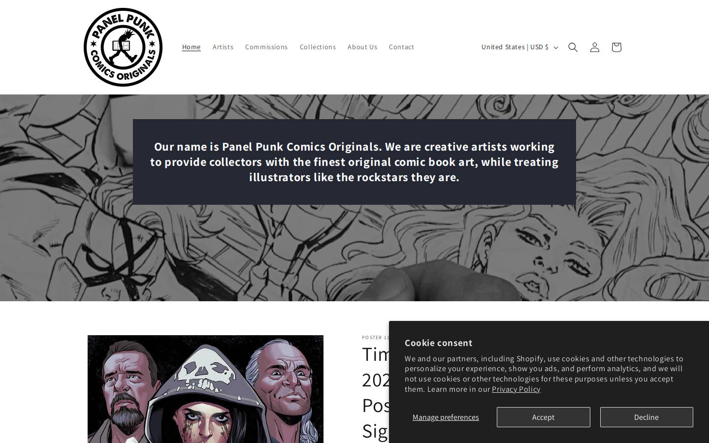 panelpunk.com homepage screenshot