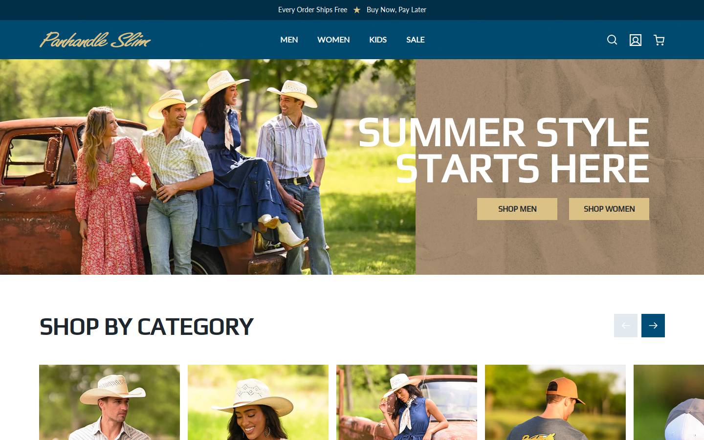 panhandleslim.com homepage screenshot