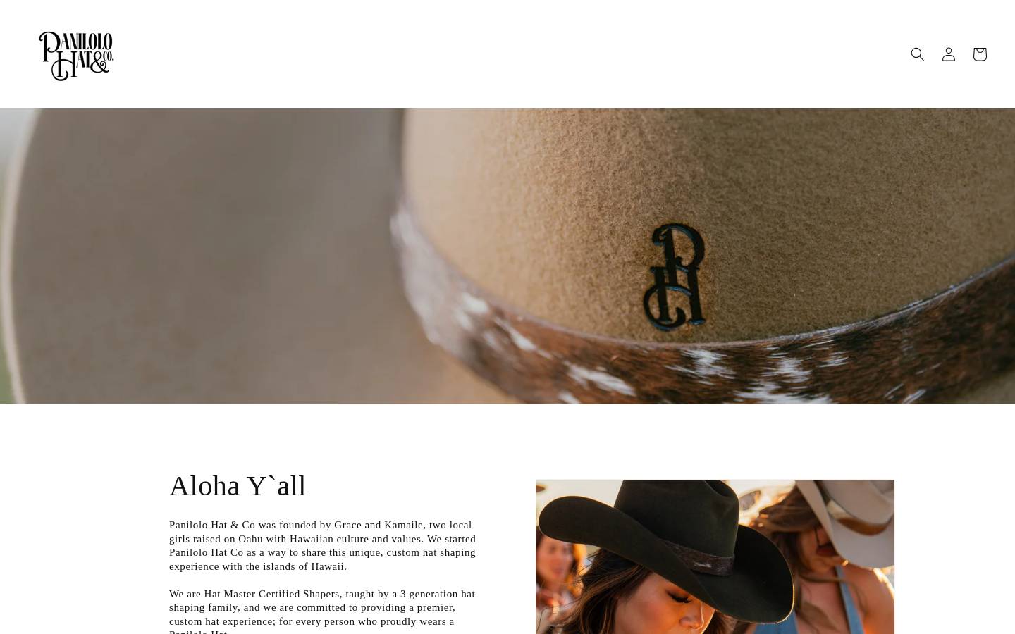panilolohatco.com homepage screenshot