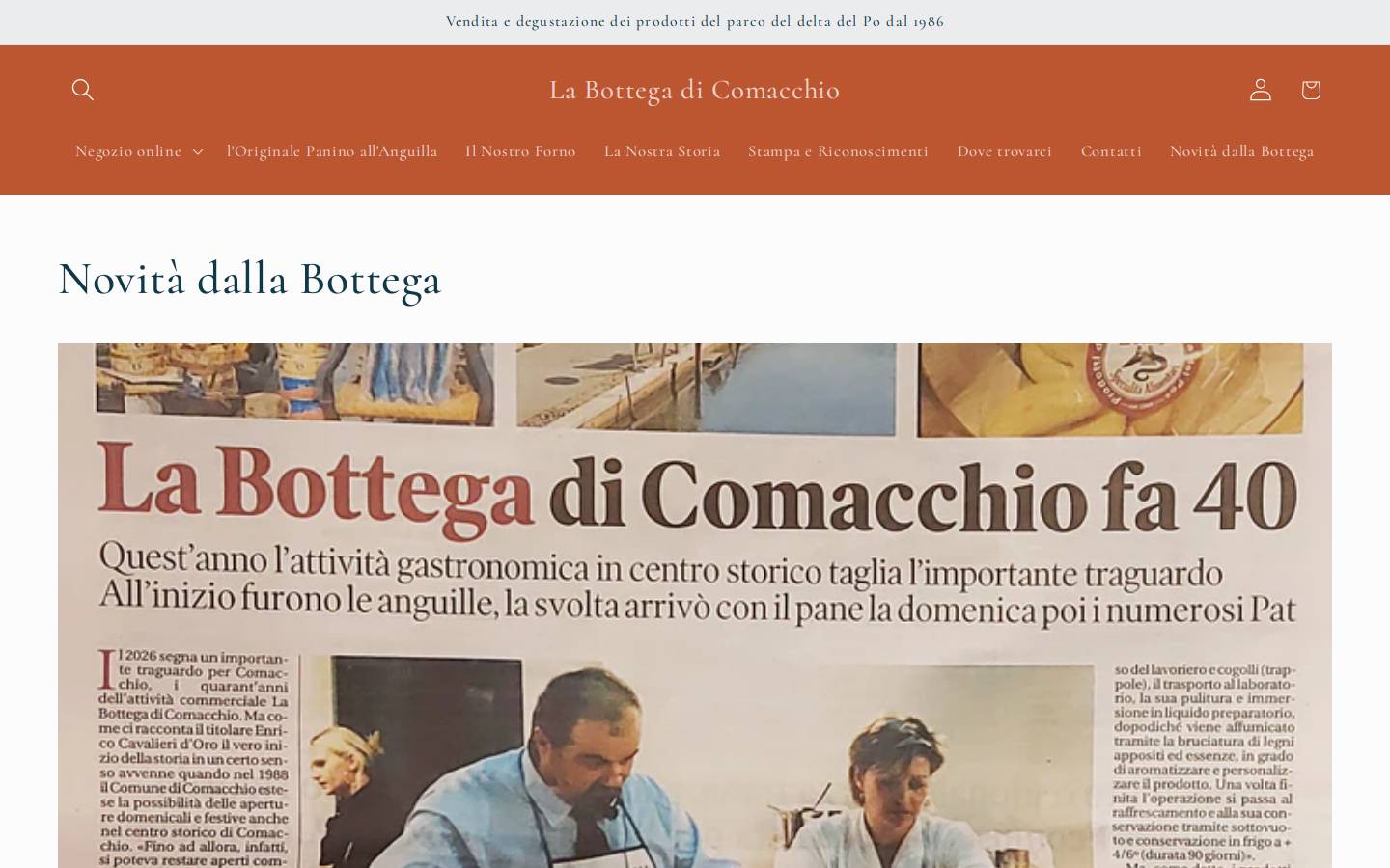 paninoallanguilla.com homepage screenshot