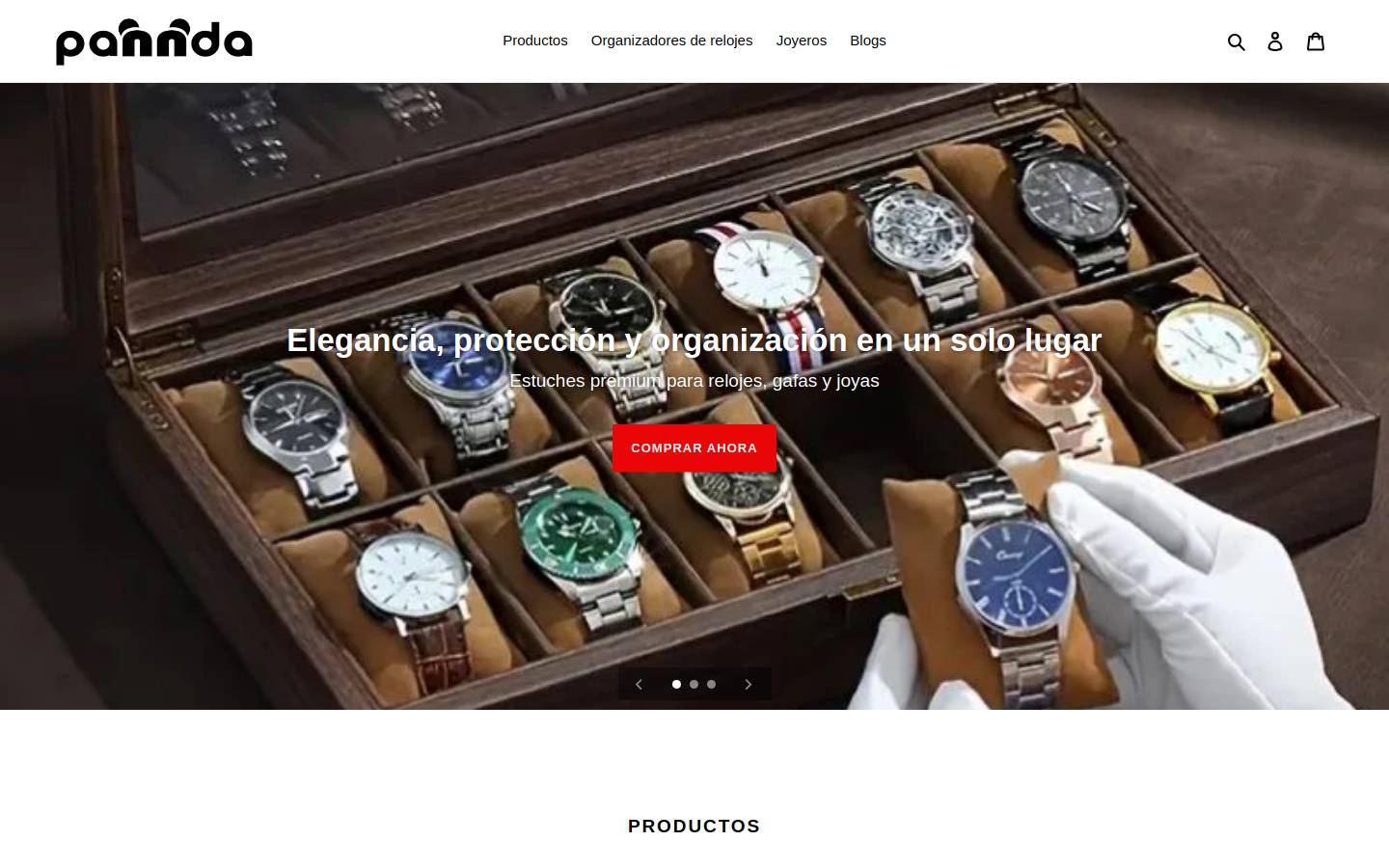 panndastore.com.co homepage screenshot