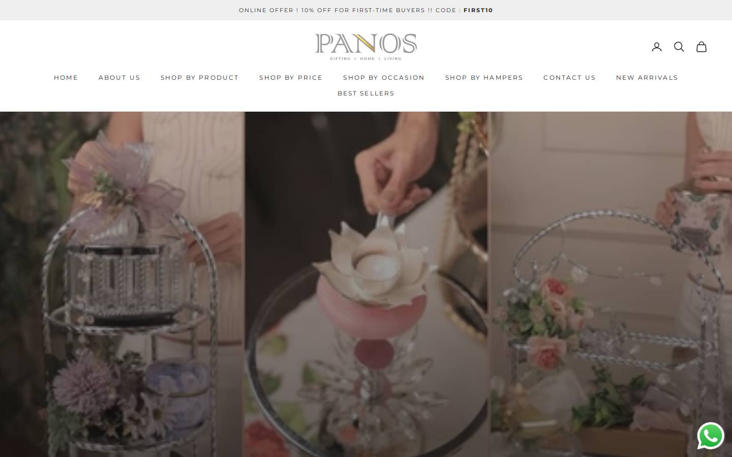 panosindia.com homepage screenshot