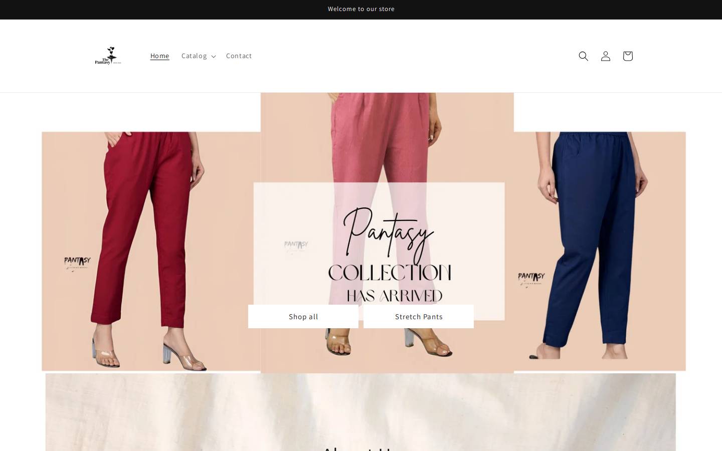 pantasy.com homepage screenshot
