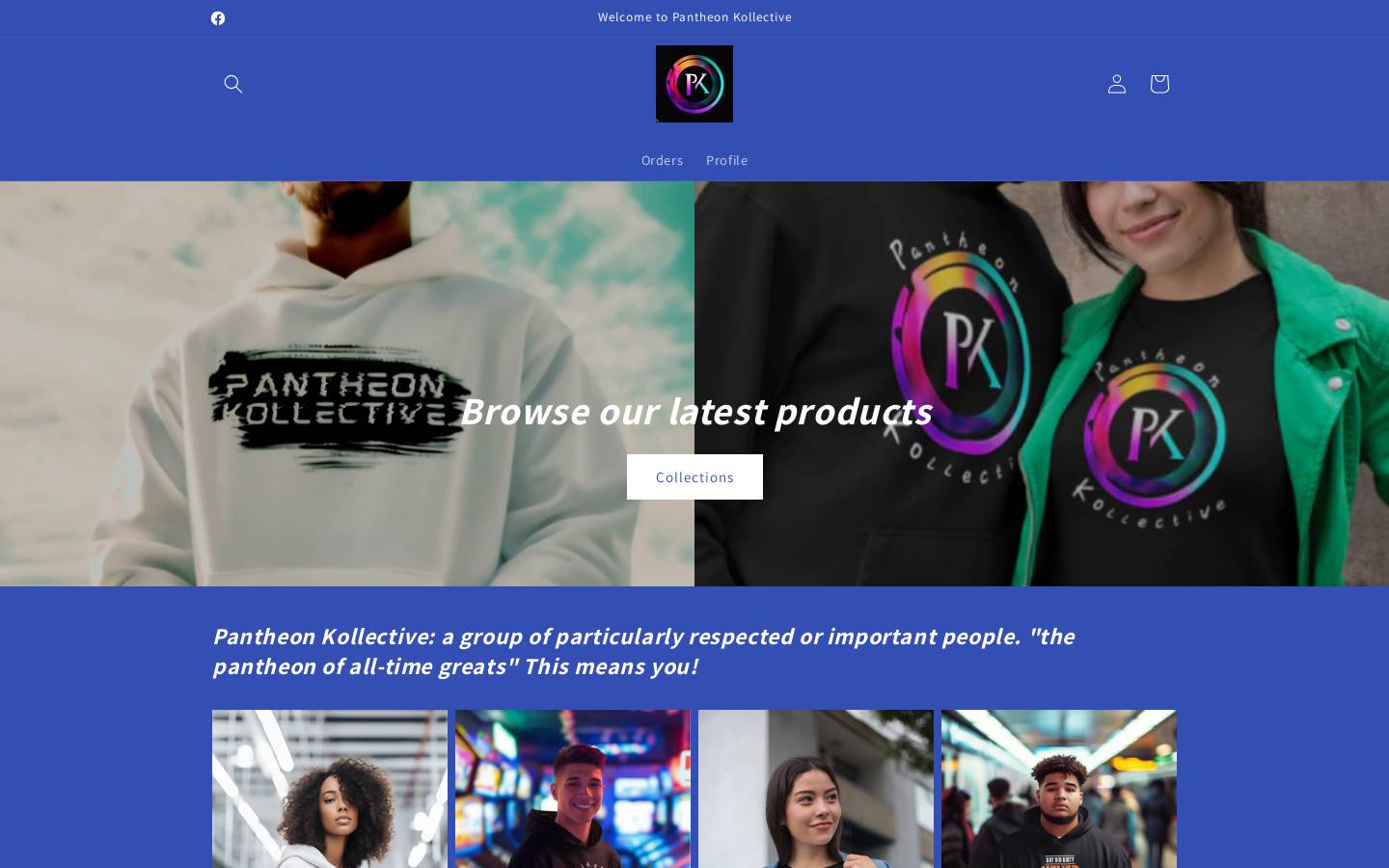 pantheonk.com homepage screenshot