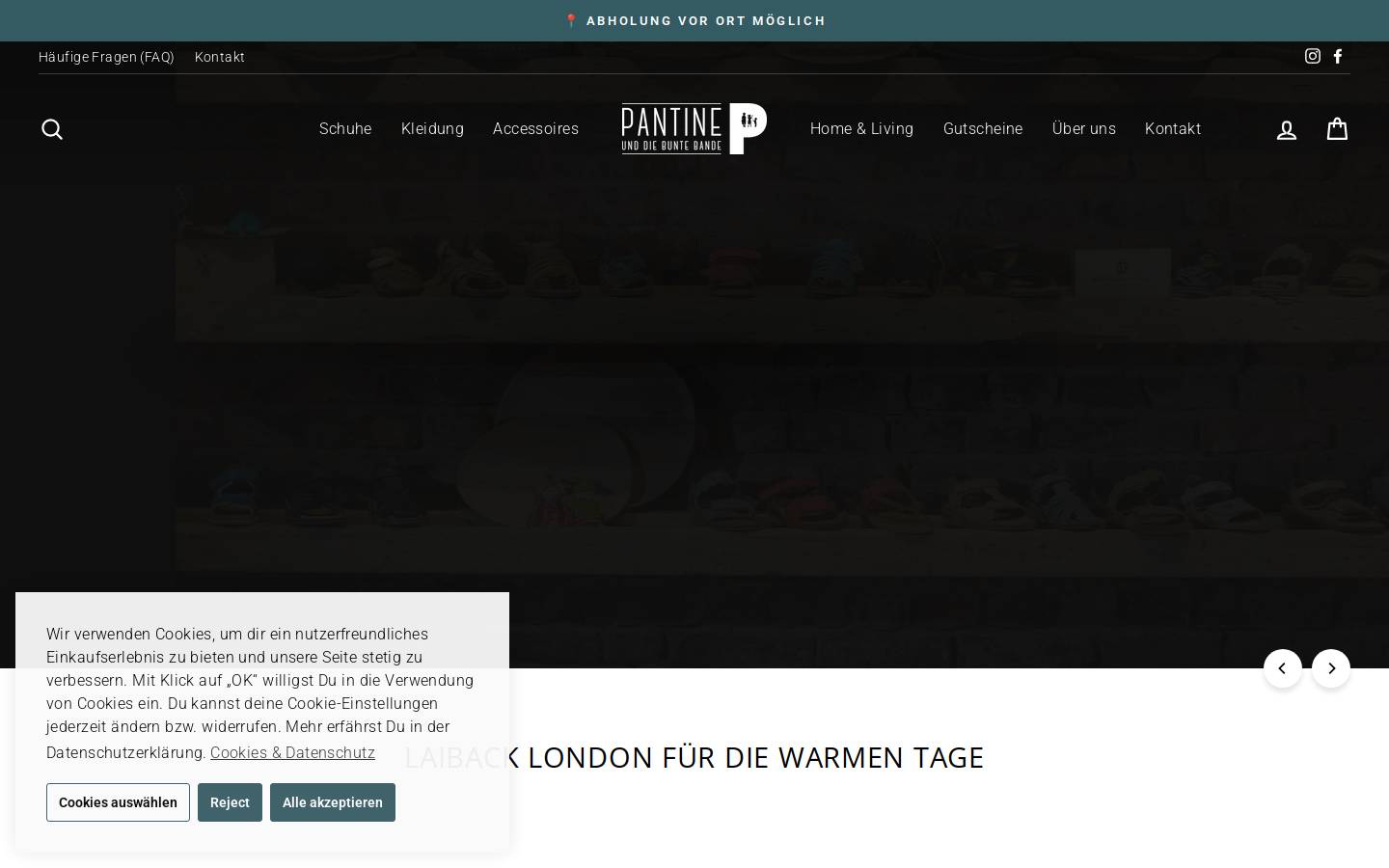pantine-koeln.de homepage screenshot