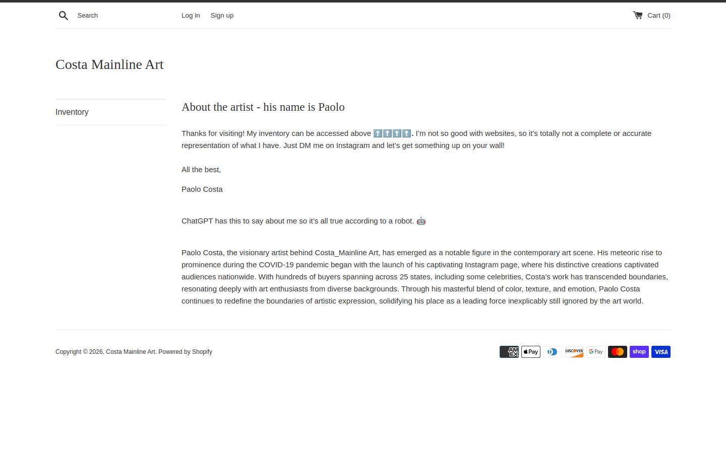 paolopcosta.com homepage screenshot