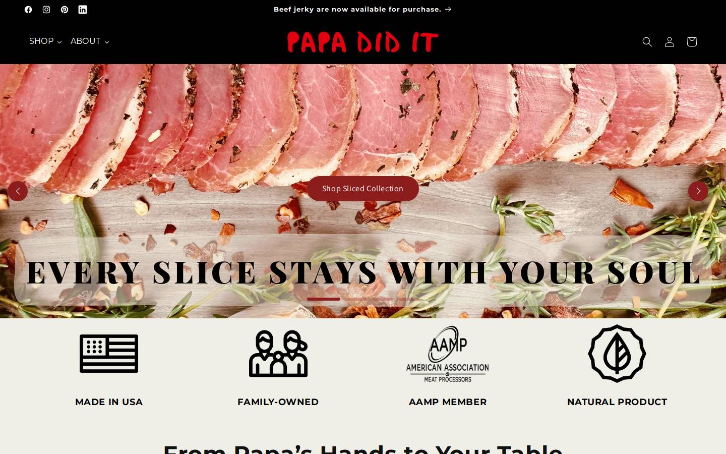 papadidit.com homepage screenshot