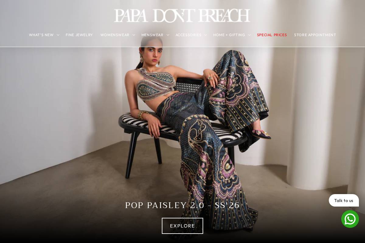 Papadontpreach homepage screenshot