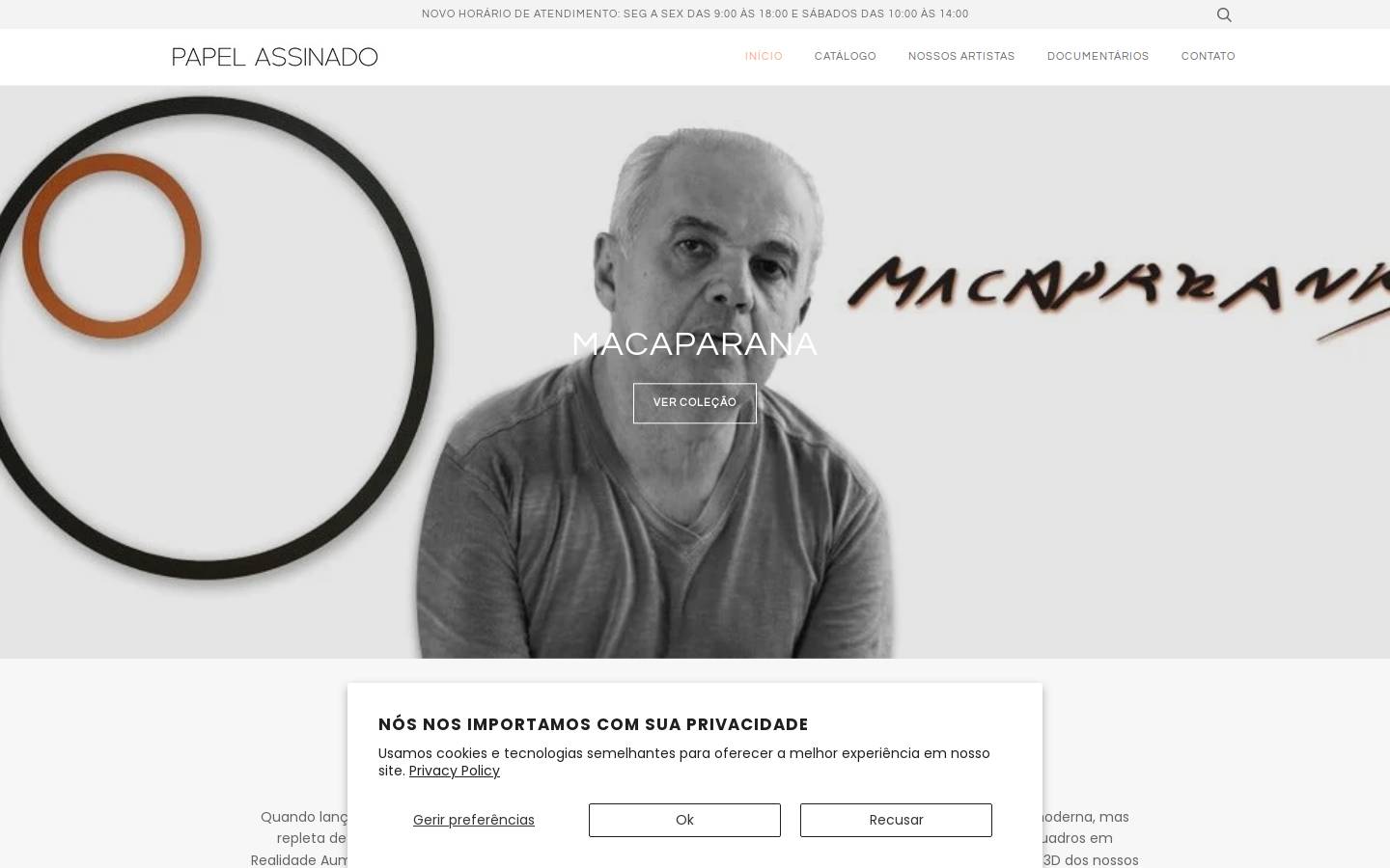 papelassinado.com.br homepage screenshot