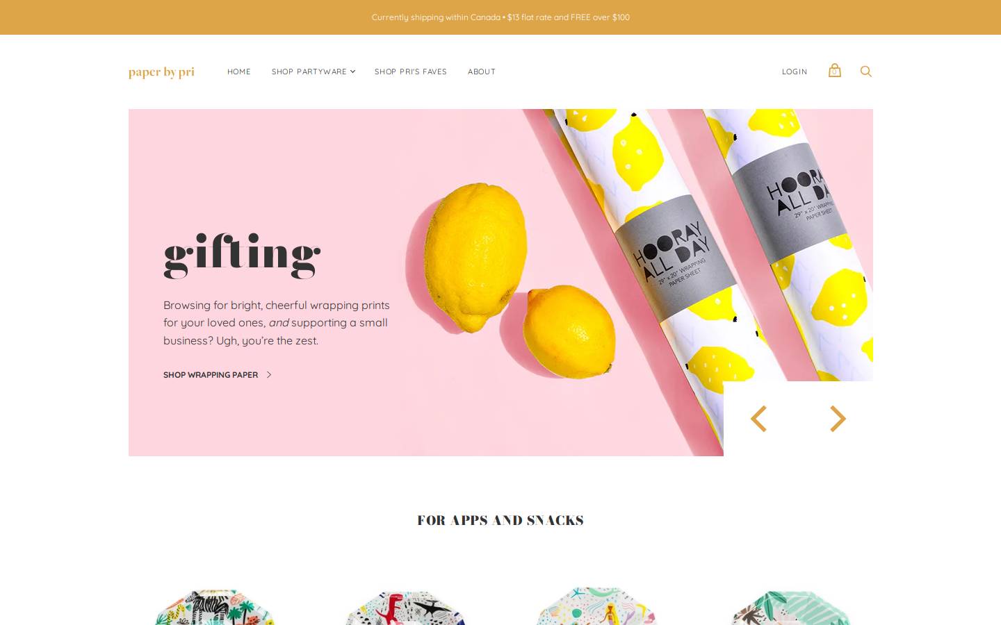 paperbypri.com homepage screenshot