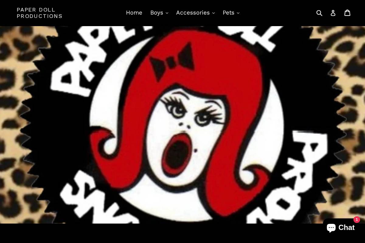 paperdollprod.com homepage screenshot