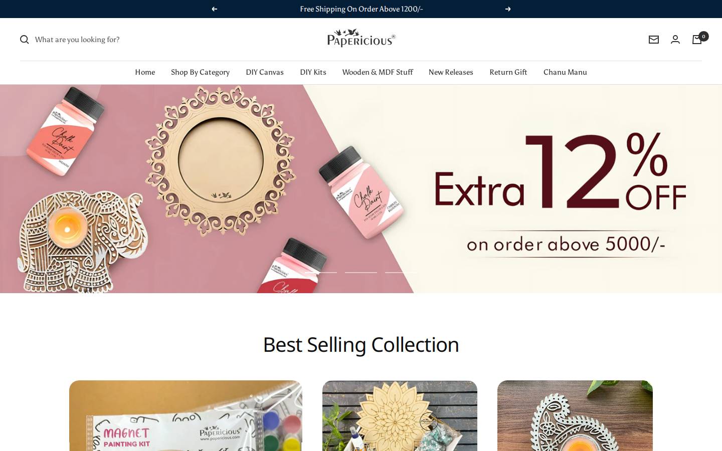 papericious.com homepage screenshot