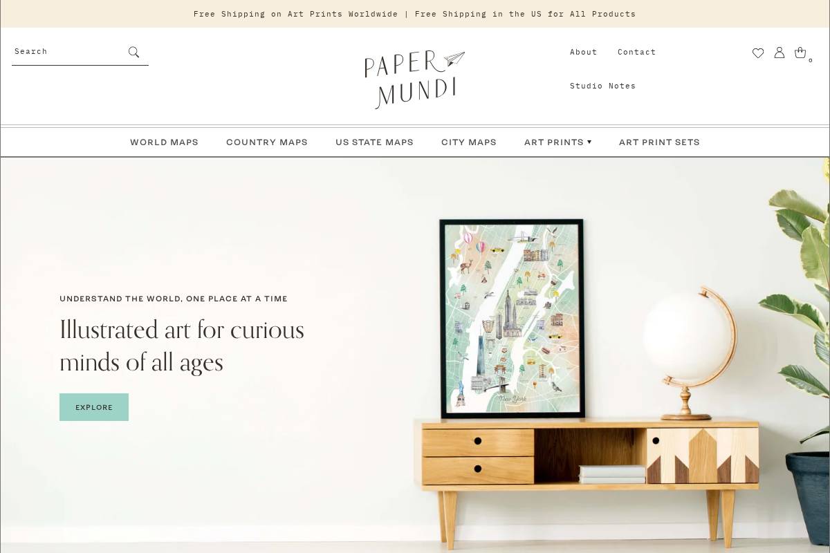 papermundi.com homepage screenshot