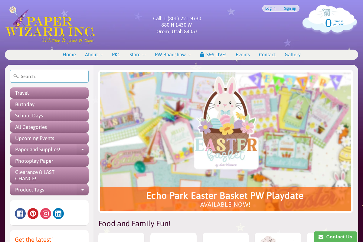 Paper Wiz, Inc. homepage screenshot