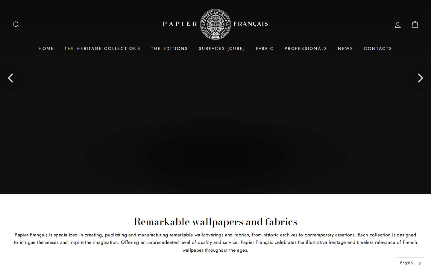 papier-francais.com homepage screenshot