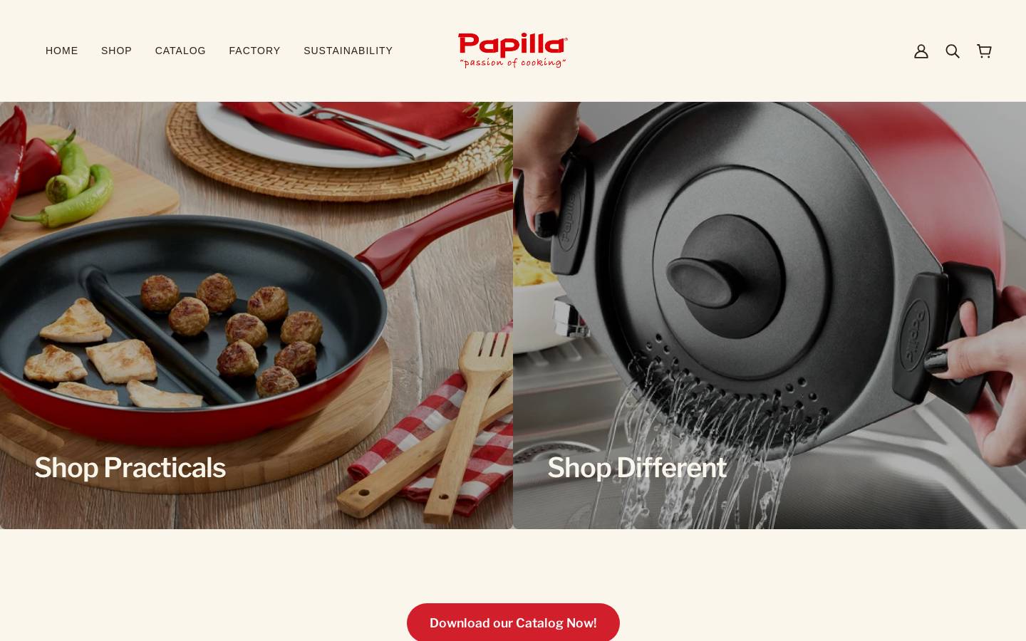 papillausa.com homepage screenshot