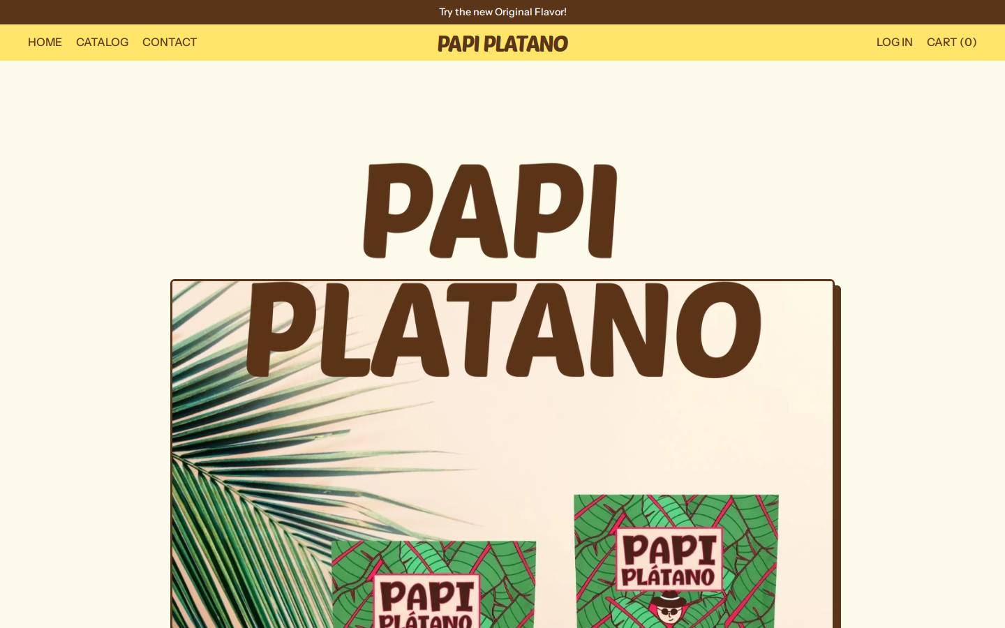 papiplatano.com homepage screenshot