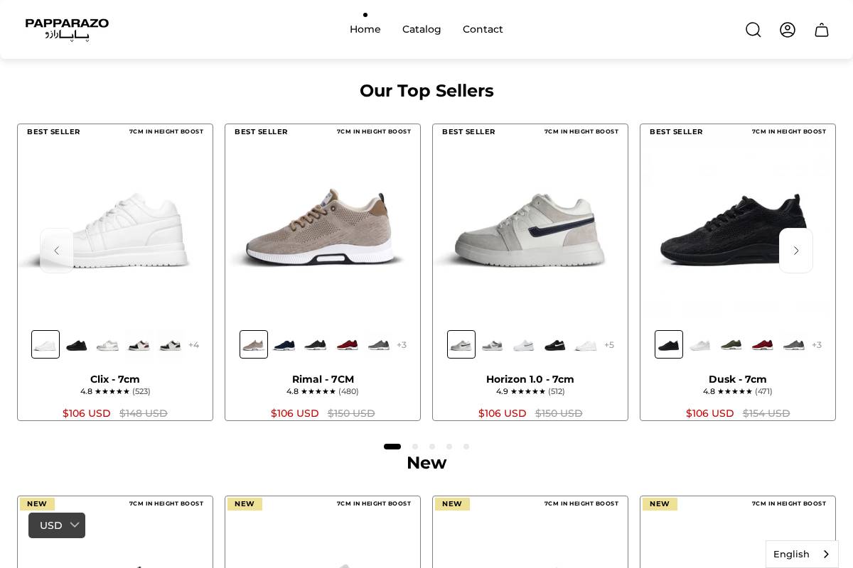 Papparazo homepage screenshot