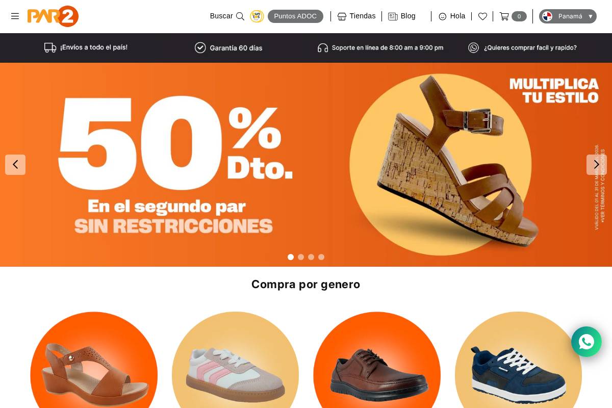 par2.pa homepage screenshot