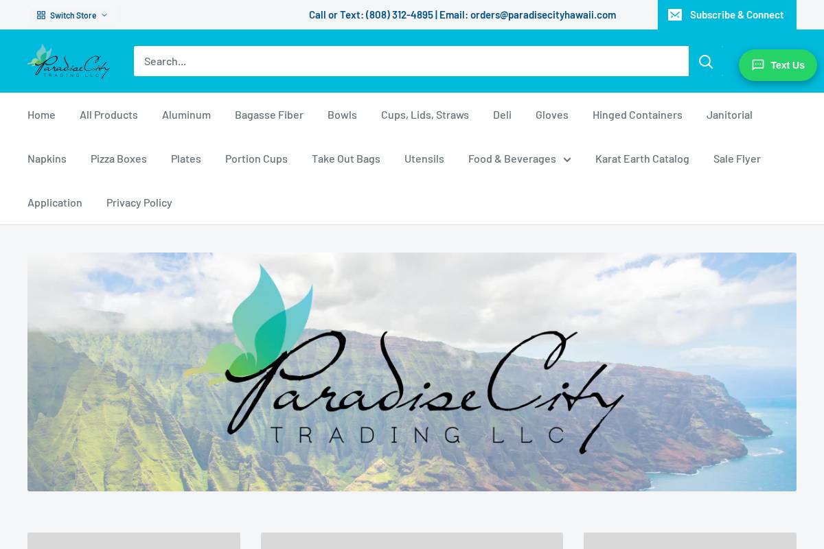 paradisecitytrading.com homepage screenshot