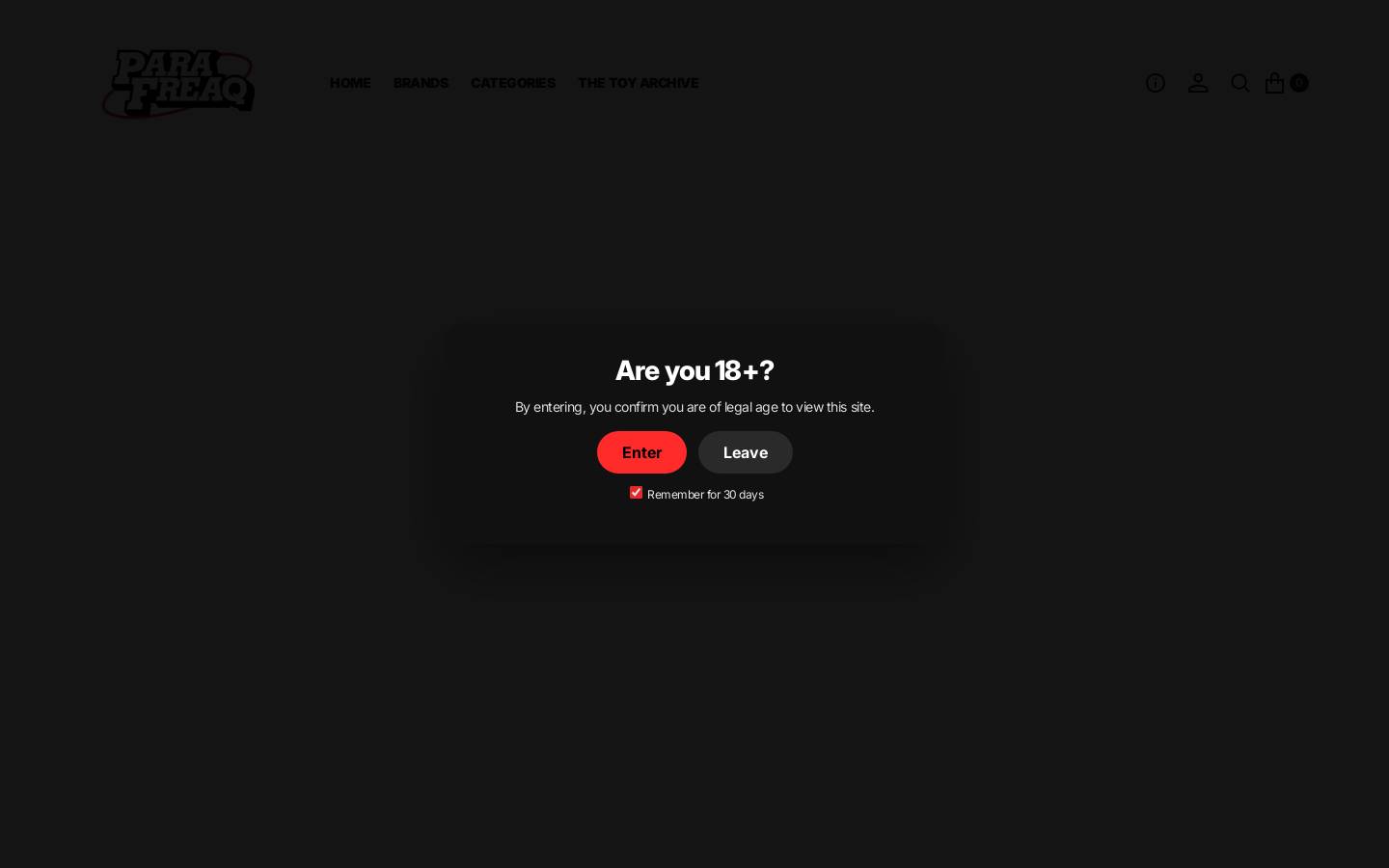 parafreaq.com homepage screenshot