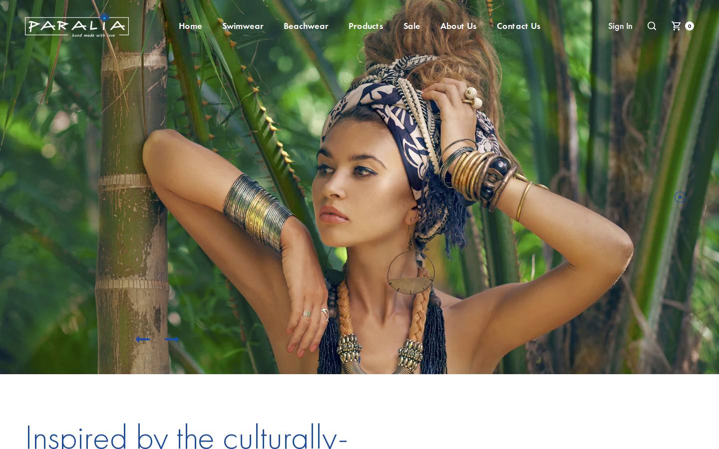 paralia.me homepage screenshot