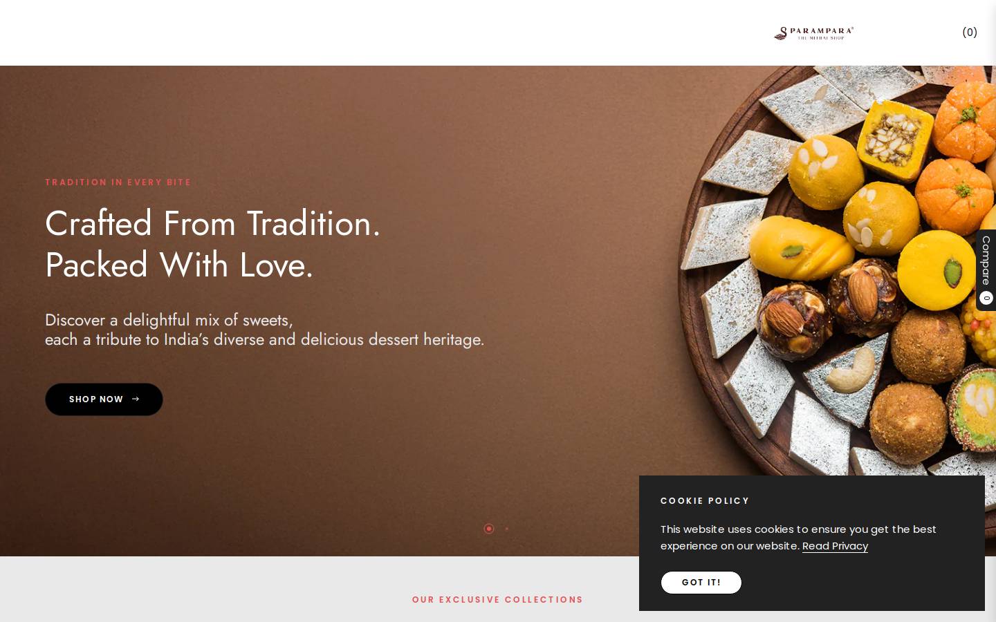 paramparamithai.com homepage screenshot
